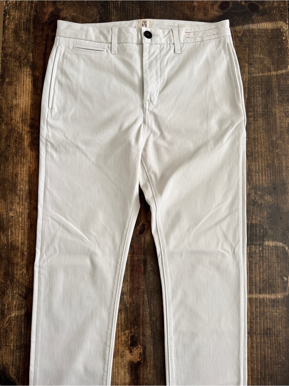 Hiroshi Kato “The Axe” Slim Chino – Light Gray | Size 31